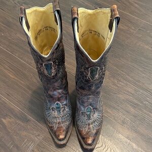 Brown Western Leather Boots